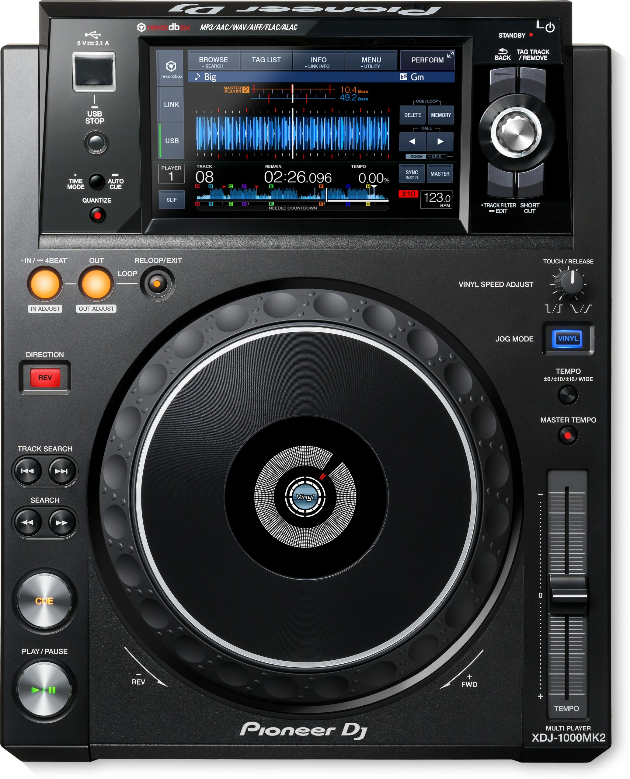 Pioneer XDJ-1000 MK2 Performance DJ Multi Player | SBR Pro Sound