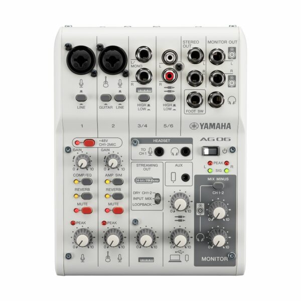 Yamaha AG06mk2 Live Streaming Mixer Live Streaming Mixer | SBR Pro