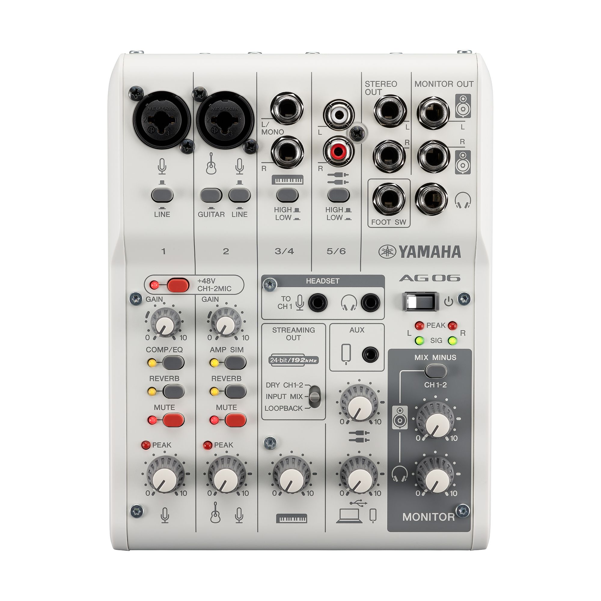 Yamaha AG06mk2 Live Streaming Mixer Live Streaming Mixer | SBR Pro