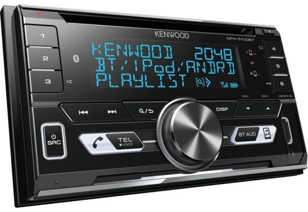 Kenwood DPX-5100BT - Double-Din CD Radio with Bluetooth. | SBR Pro
