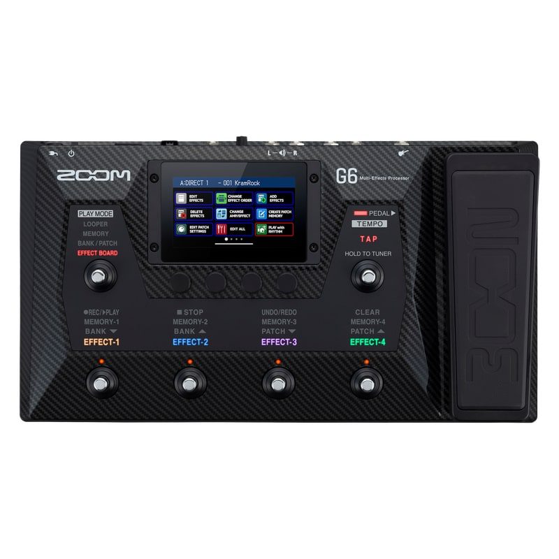 Zoom G6 Guitar Multi-Effects Processor Pedal | SBR Pro Sound