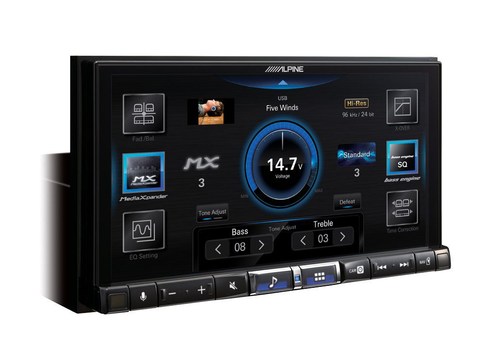 Alpine iLX-705D - Premium Double DIN Digital Radio | SBR Pro Sound