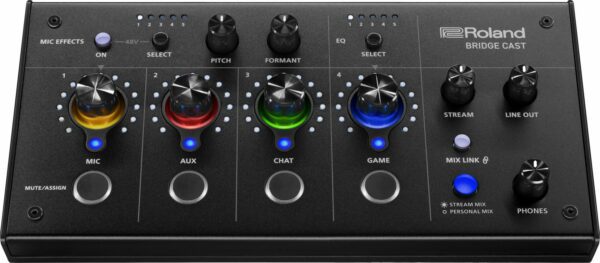 Roland Bridgecast Dual Bus Gaming Mixer| SBR Pro Sound