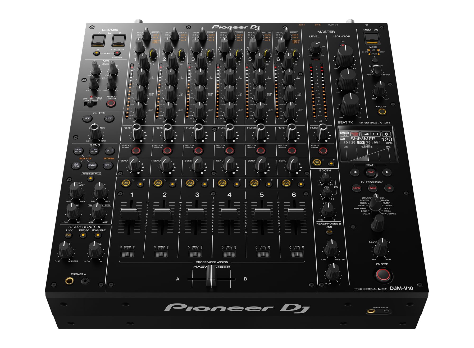 Pioneer DJM-V10 6-Channel Professional DJ Mixer | SBR Pro Sound