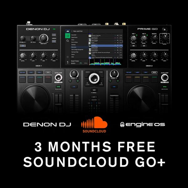 Denon DJ PRIME GO Portable DJ Set / Smart DJ Console | SBR Pro Sound