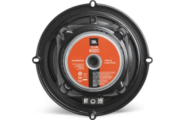 JBL Club 602C 6.5-inch 70w Rms Component Split System | SBR Pro Sound