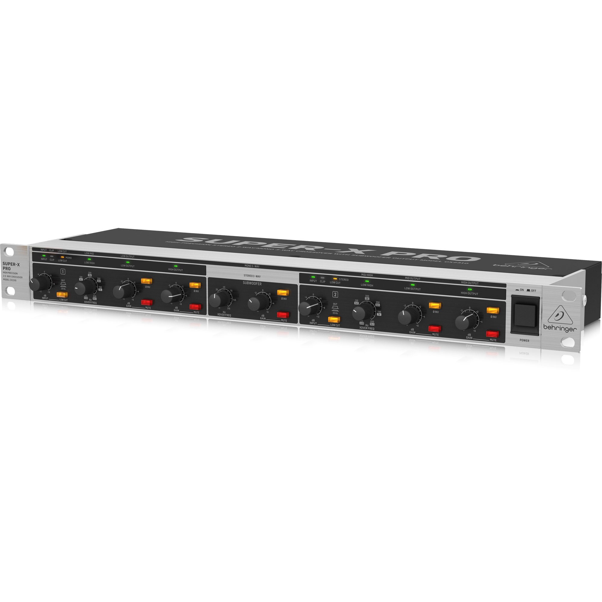 BEHRINGER CX2310 2/3WAYクロスオーバー 動作品　箱付き Behringer CX2310 - Stereo 2-Way/Mono 3-Way Crossover | SBR Pro Sound