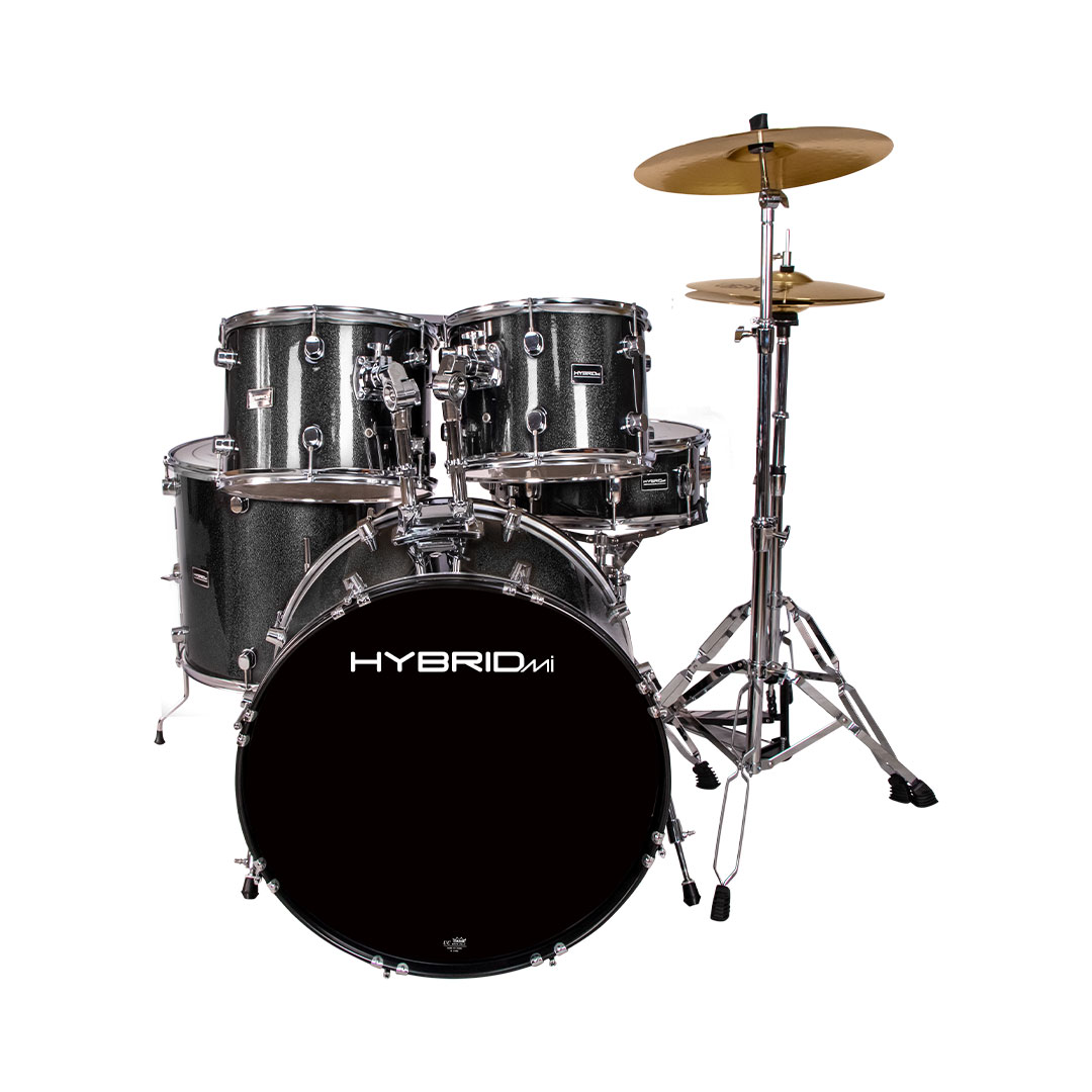 Hybrid MI HD5 - 5-Piece Drum Kit with Sabian Cymbals | SBR Pro Sound