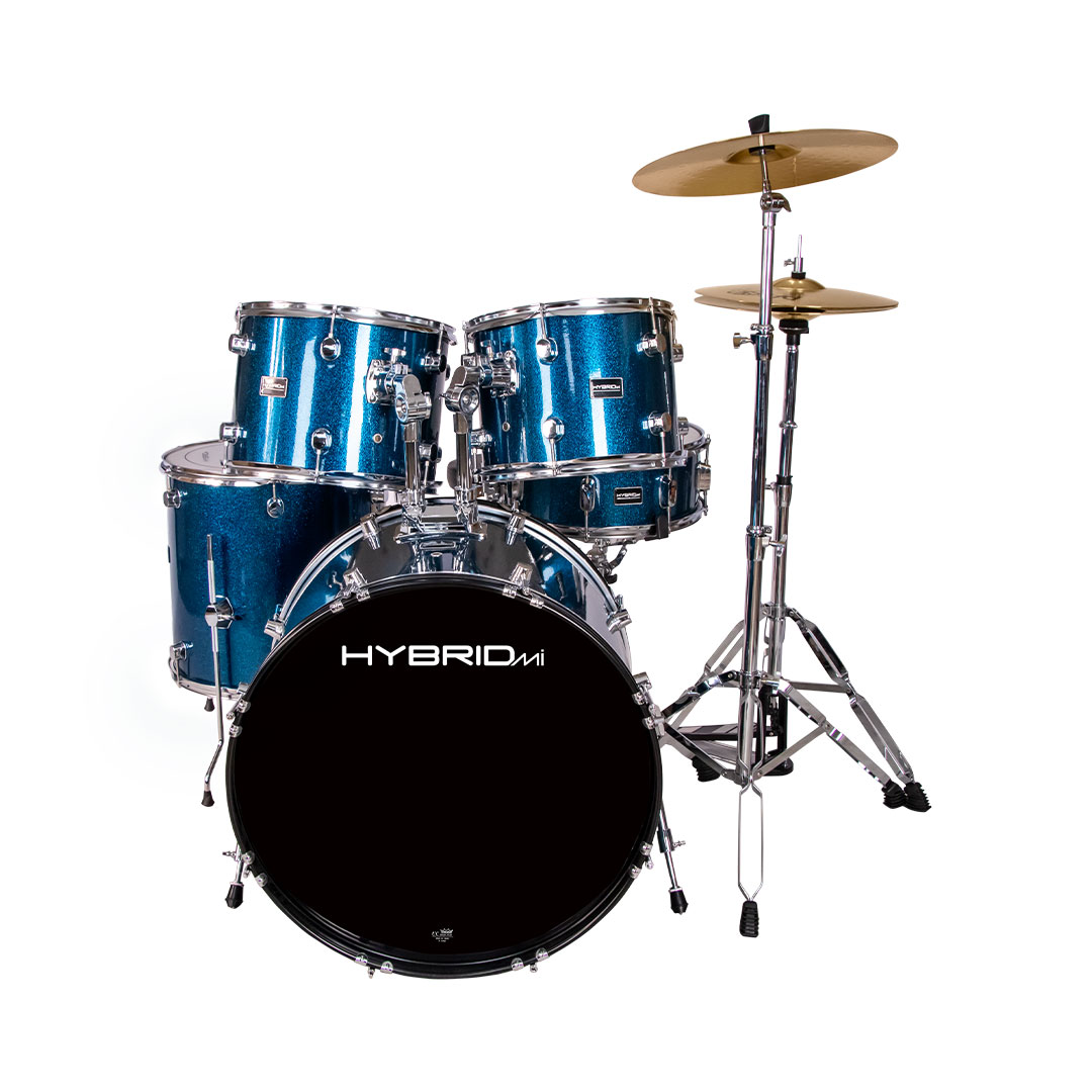Hybrid MI HD5 - 5-Piece Drum Kit with Sabian Cymbals | SBR Pro Sound