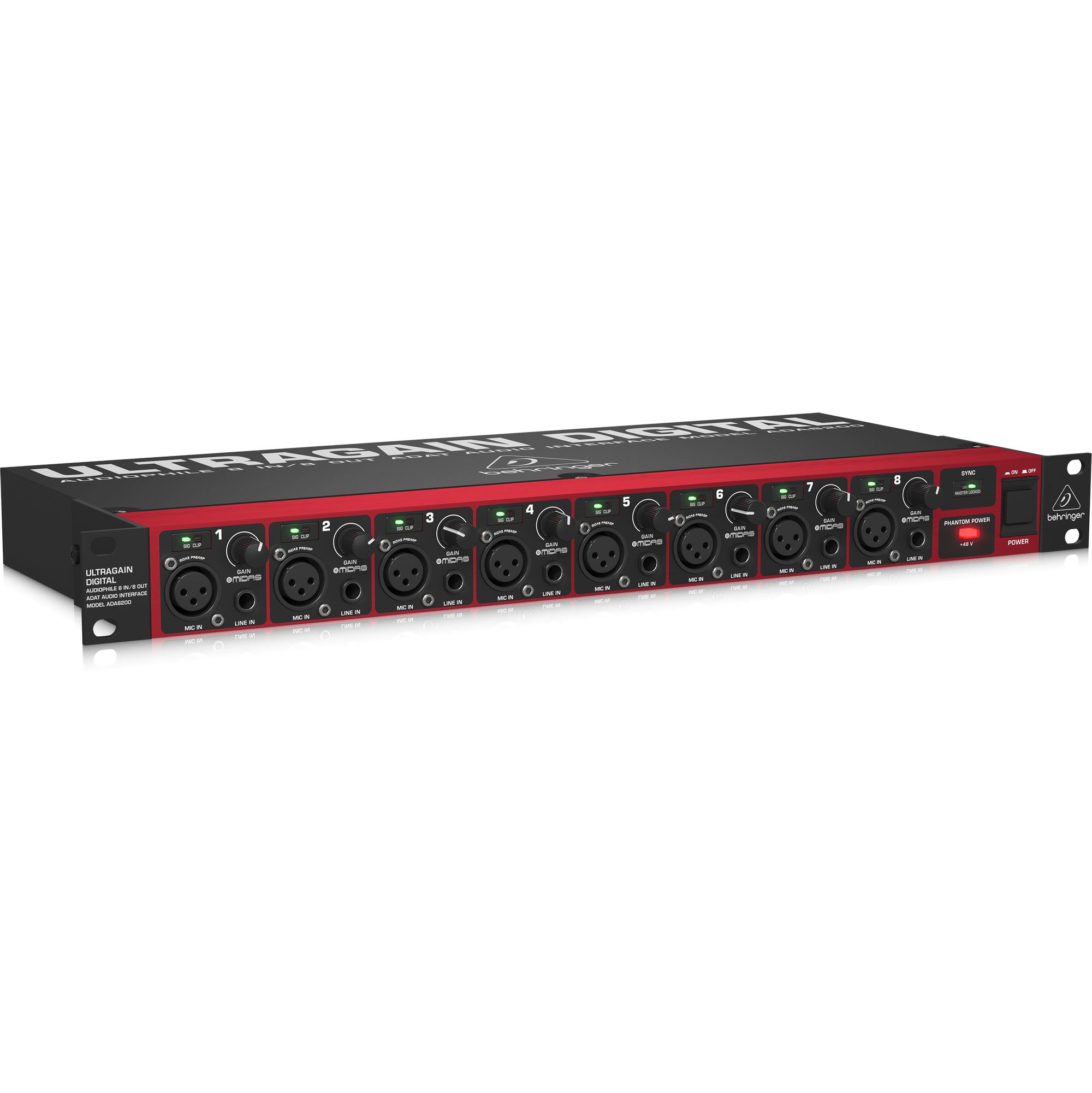 DJ機材 Behringer ADA8200 ULTRAGAIN DIGITAL Behringer ADA8200 Ultragain – United Arab Emirates