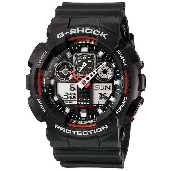 Casio G-Shock GA-100-1A4DR - Rugged Analogue-Digital Watch | SBR