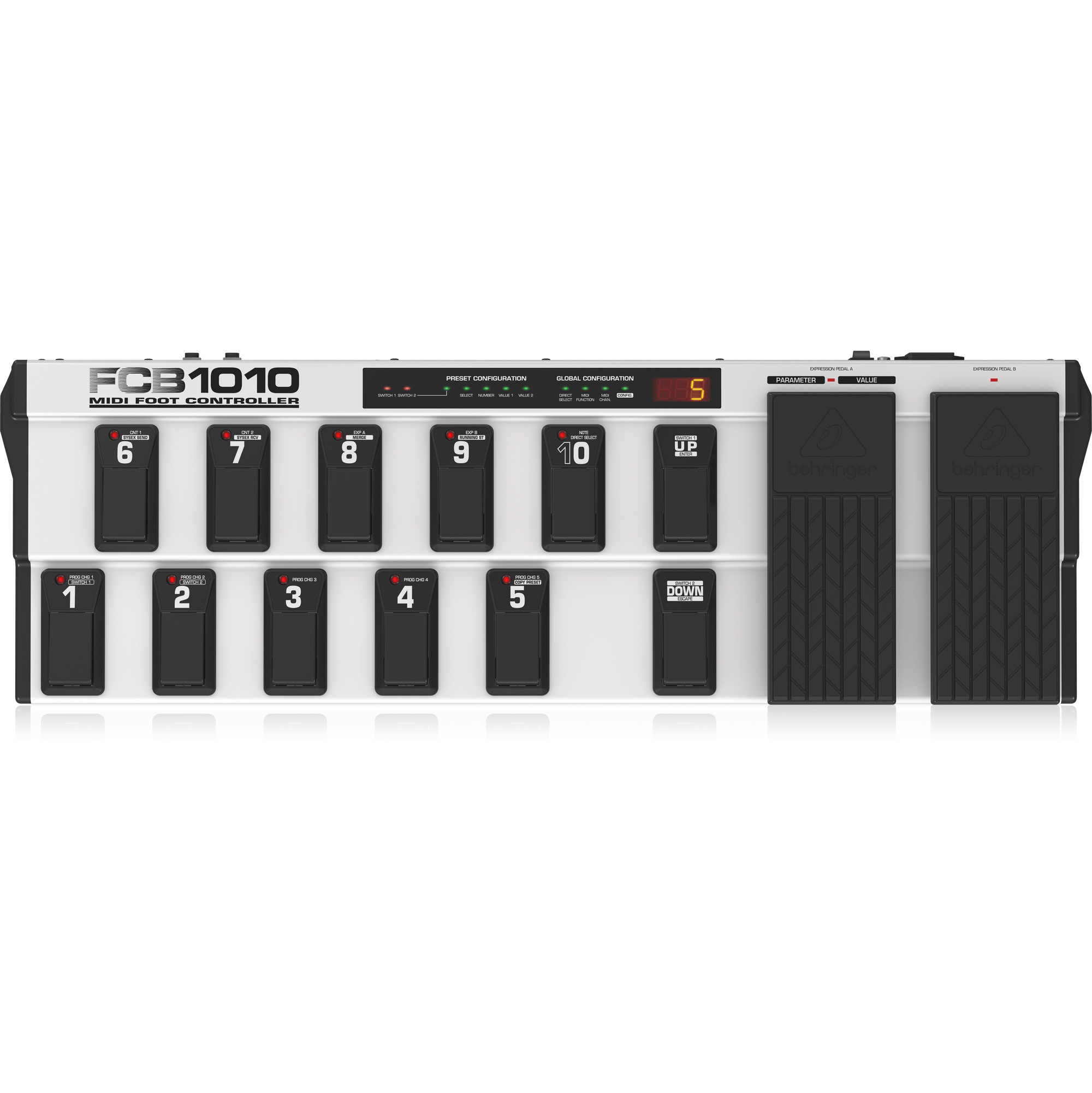 ギター BEHRINGER MIDI FOOT CONTROLLER FCB1010 Behringer FCB1010 - MIDI Foot Controller | SBR Pro Sound