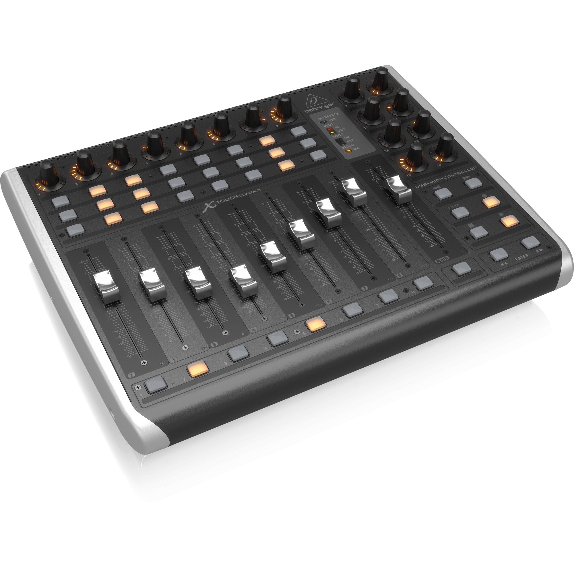 Behringer X-Touch Compact - Universal USB/MIDI Controller | SBR