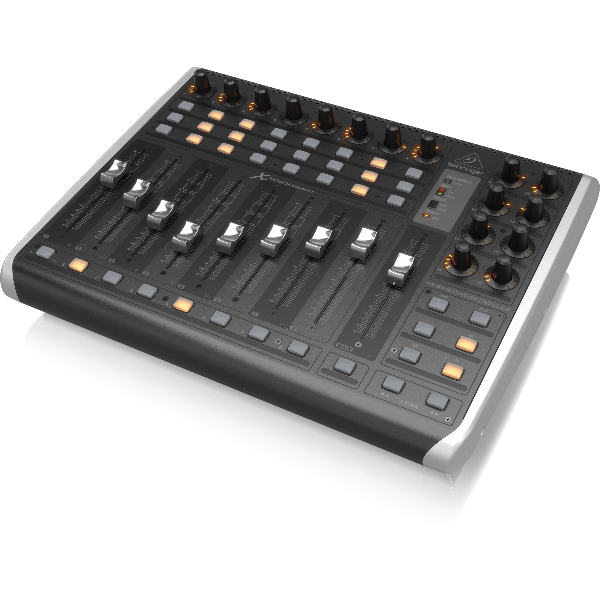 Behringer X-Touch Compact - Universal USB/MIDI Controller | SBR