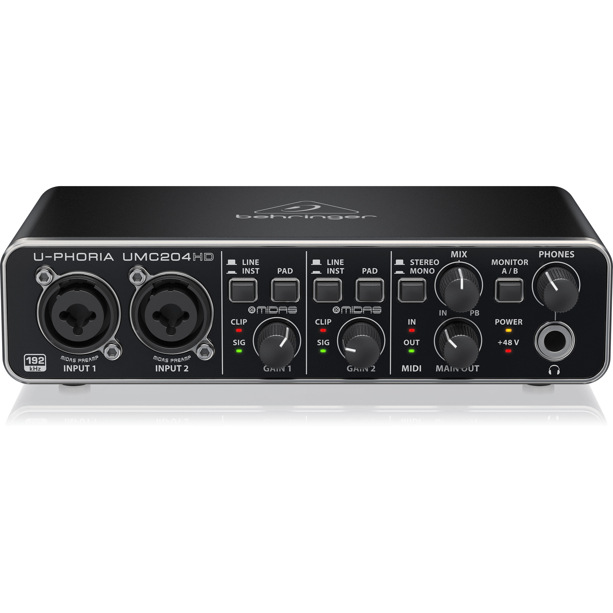 UMC204HD U-Phoria Behringer UMC204HD U-PHORIA behringer DTM・DAW USB Sweetwater | Interface Audio DTM・DAW