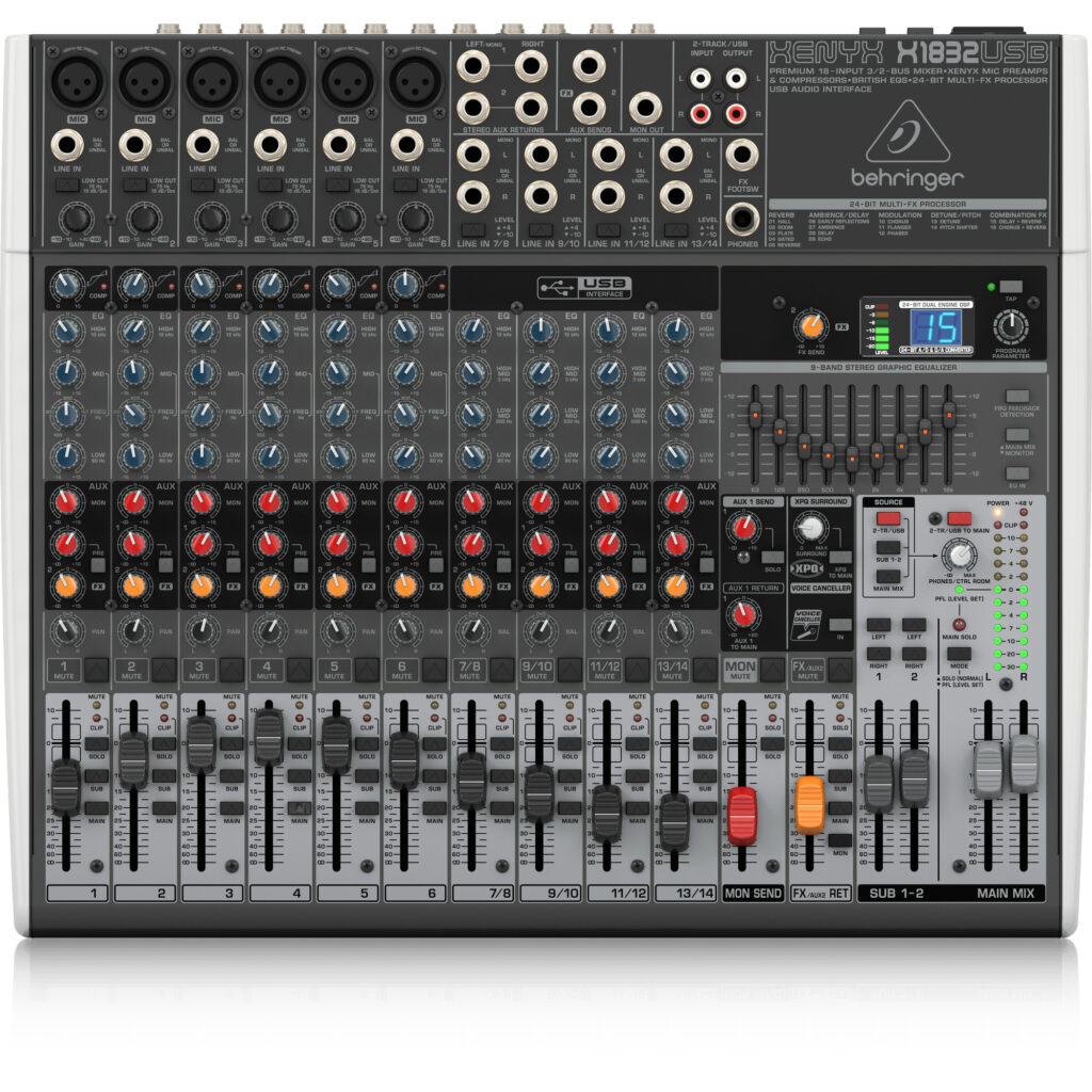 Behringer Xenyx X1832USB -18-Input Analogue Mixer| SBR Pro Sound