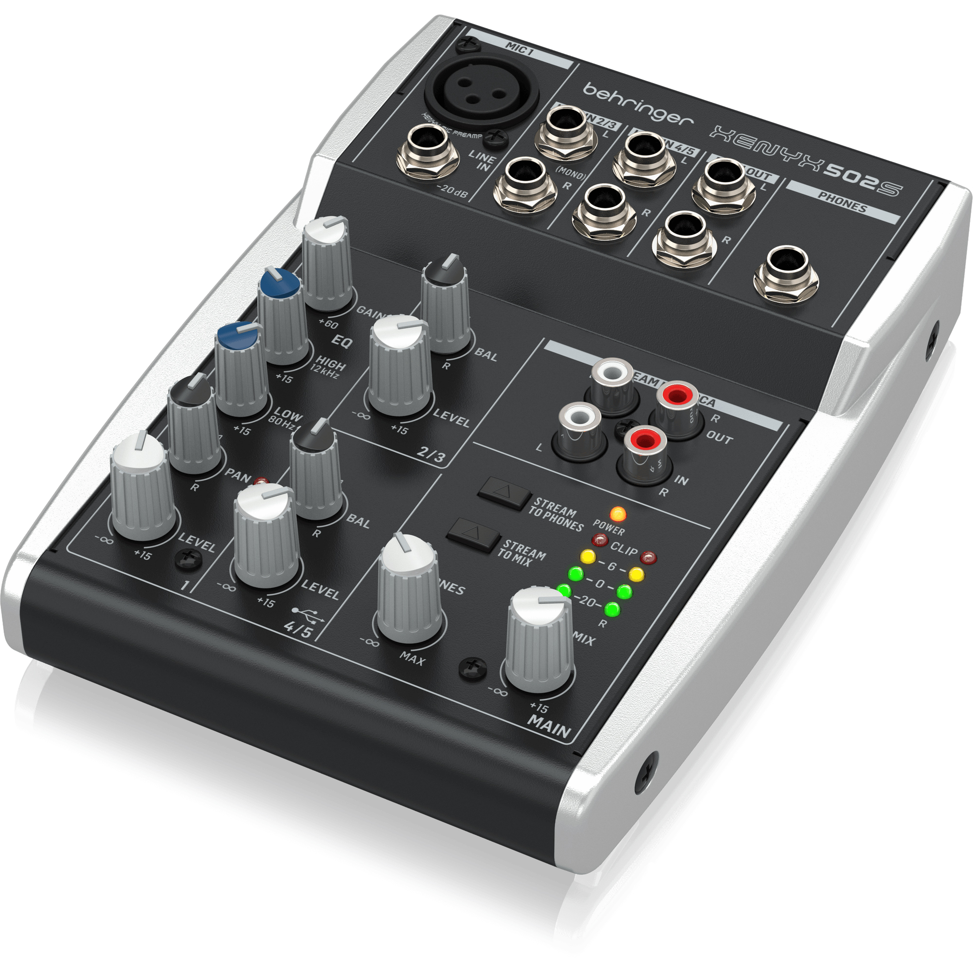 Behringer Xenyx 502S - 5-Input USB Analog Mixer | SBR Pro Sound