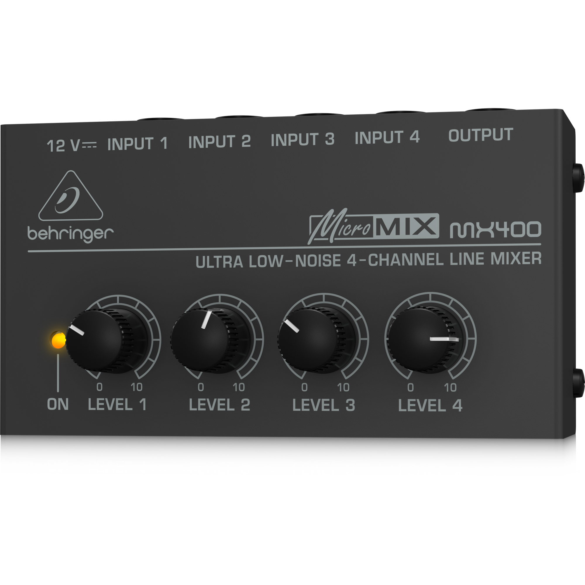 Behringer MicroMix MX400 Ultra Low-Noise 4-Channel Line Mixer| SBR Pro ...