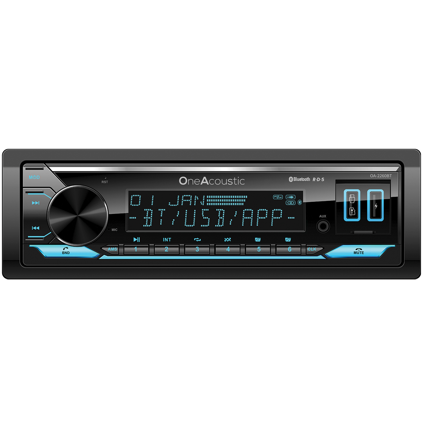 OneAcoustic OA-2260BT media player with blue tooth USB AUX | SBR
