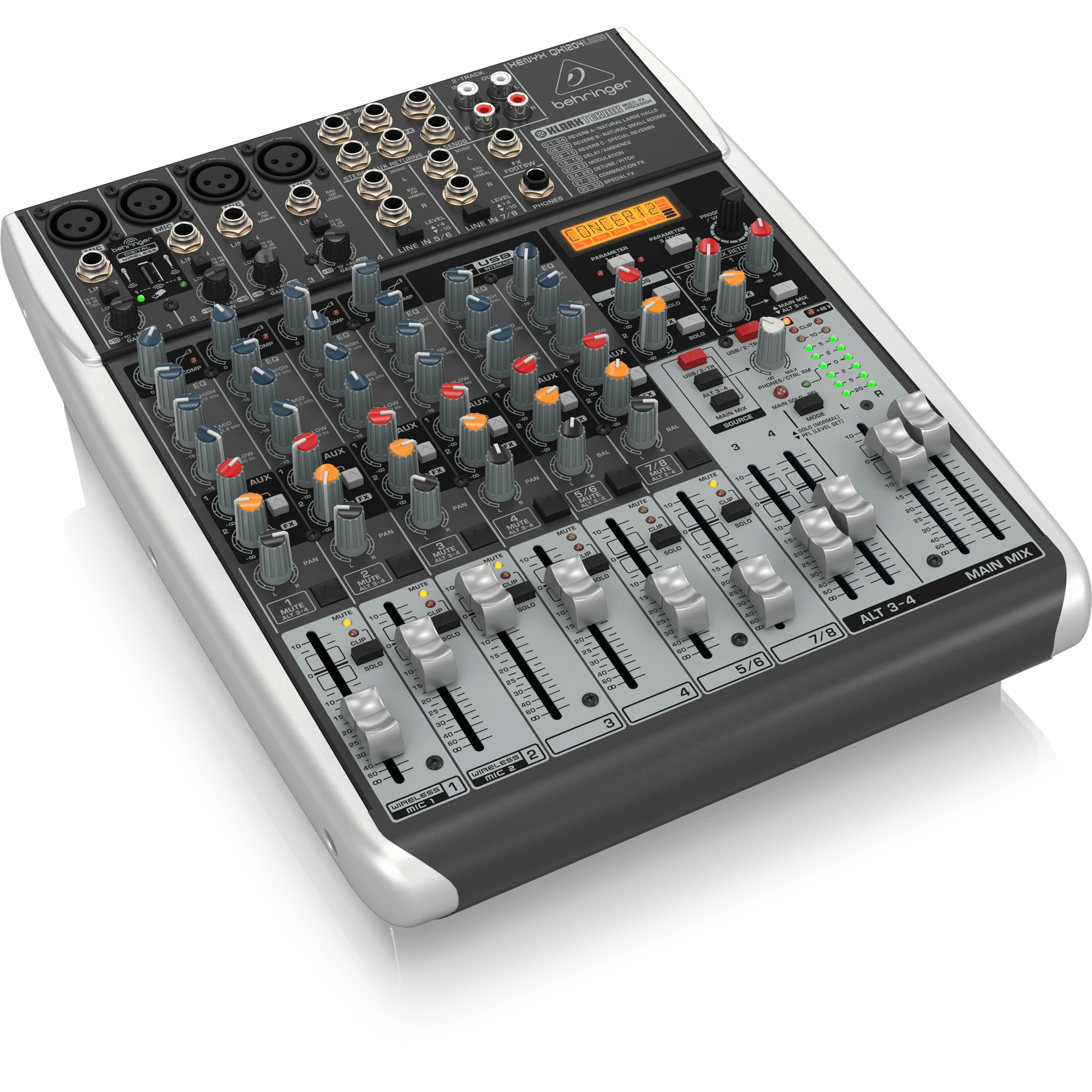Behringer Xenyx QX1204USB - 12-Channel Mixer With Effects | SBR