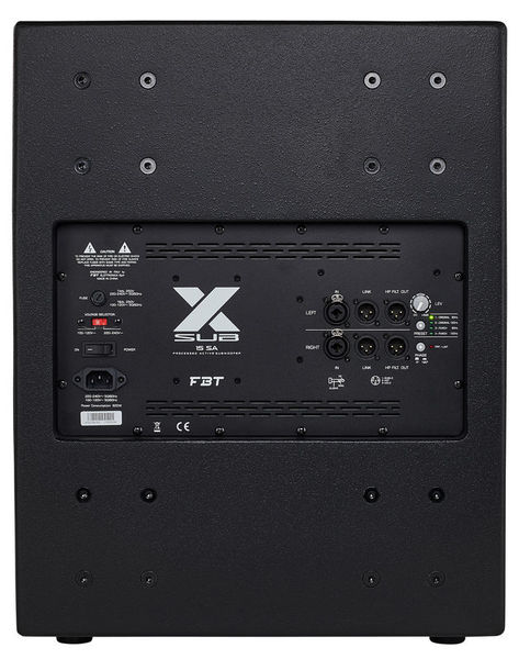 FBT X-Sub 115SA Processed Active 1200W 135db SPL Subwoofer | SBR