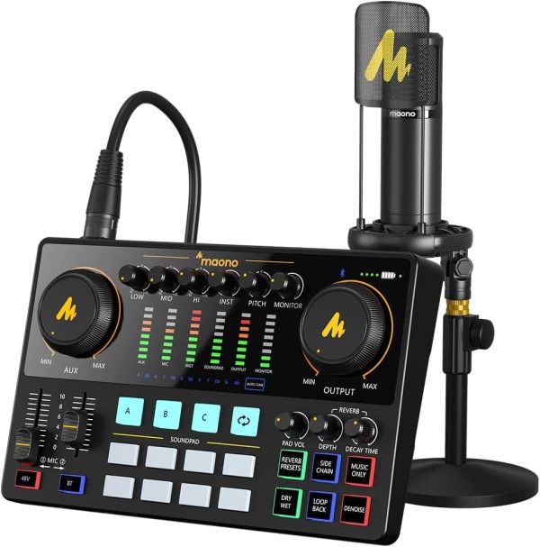 Maono CASTER AME2A マオノ オーディオミキサー マイク付属 MAONO Maonocaster AME2A | SBR Pro Sound