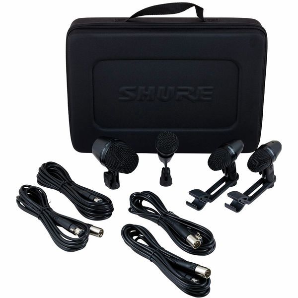 Shure PGA Drumkit 4 4 Piece Essential Drum Mic Kit | SBR Pro Sound