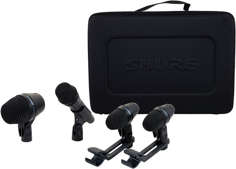 Shure PGA Drumkit 4 4 Piece Essential Drum Mic Kit | SBR Pro Sound