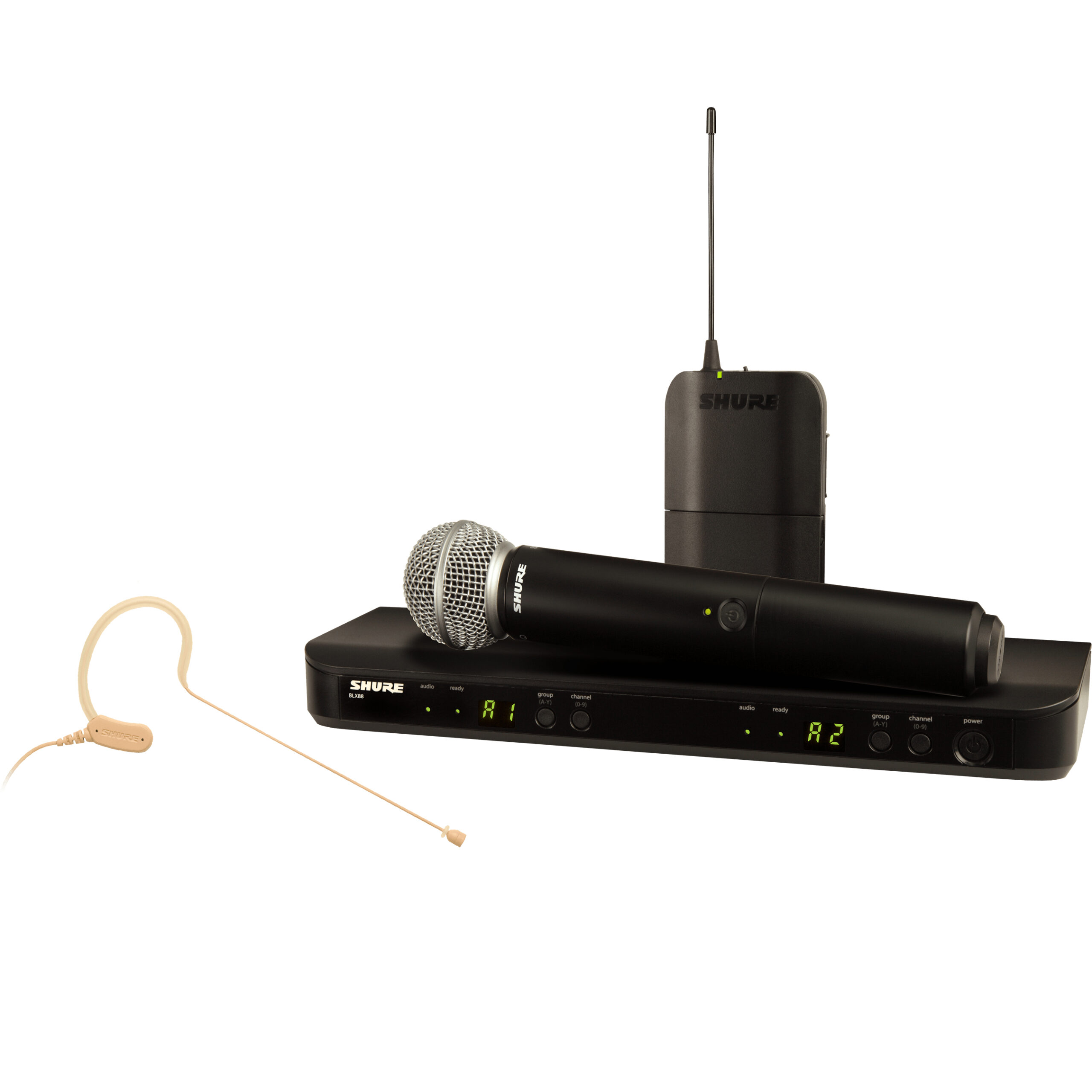 みみ Shure BLX1288/MX53 Wireless Combo System | SBR Pro Sound