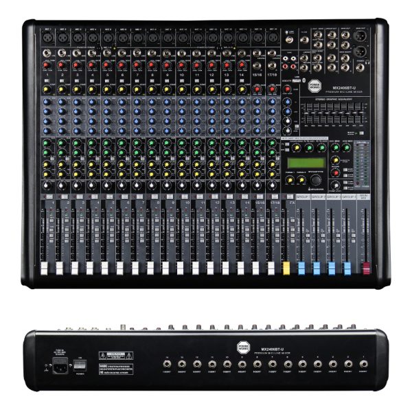 Powerworks MX2406BT-U | SBR Pro Sound Desk Mixer Pa Equipment