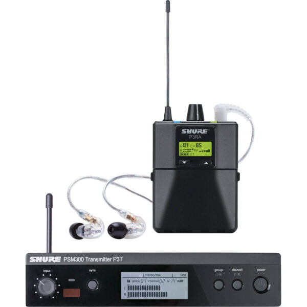Shure P3TRA215CL Wireless Personal Monitor System Set | SBR Pro Sound