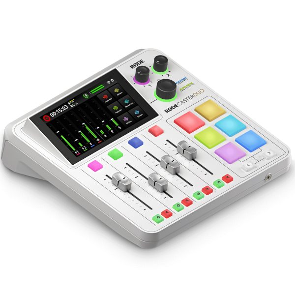 Rode RØDECaster DUO Podcast Bundle White | SBR Pro Sound