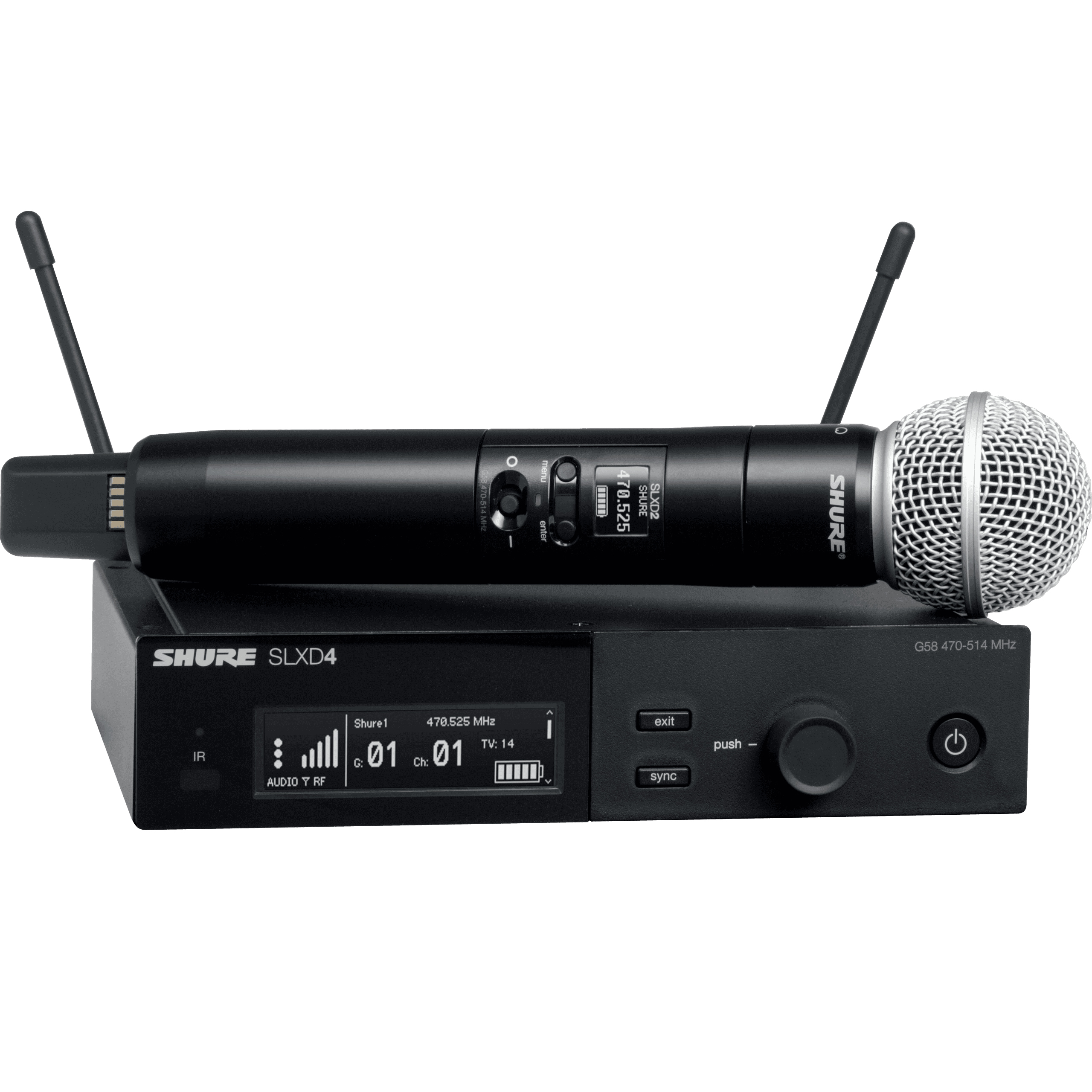 Shure SLXD24/SM58 Wireless System with Handheld Transmitter| SBR