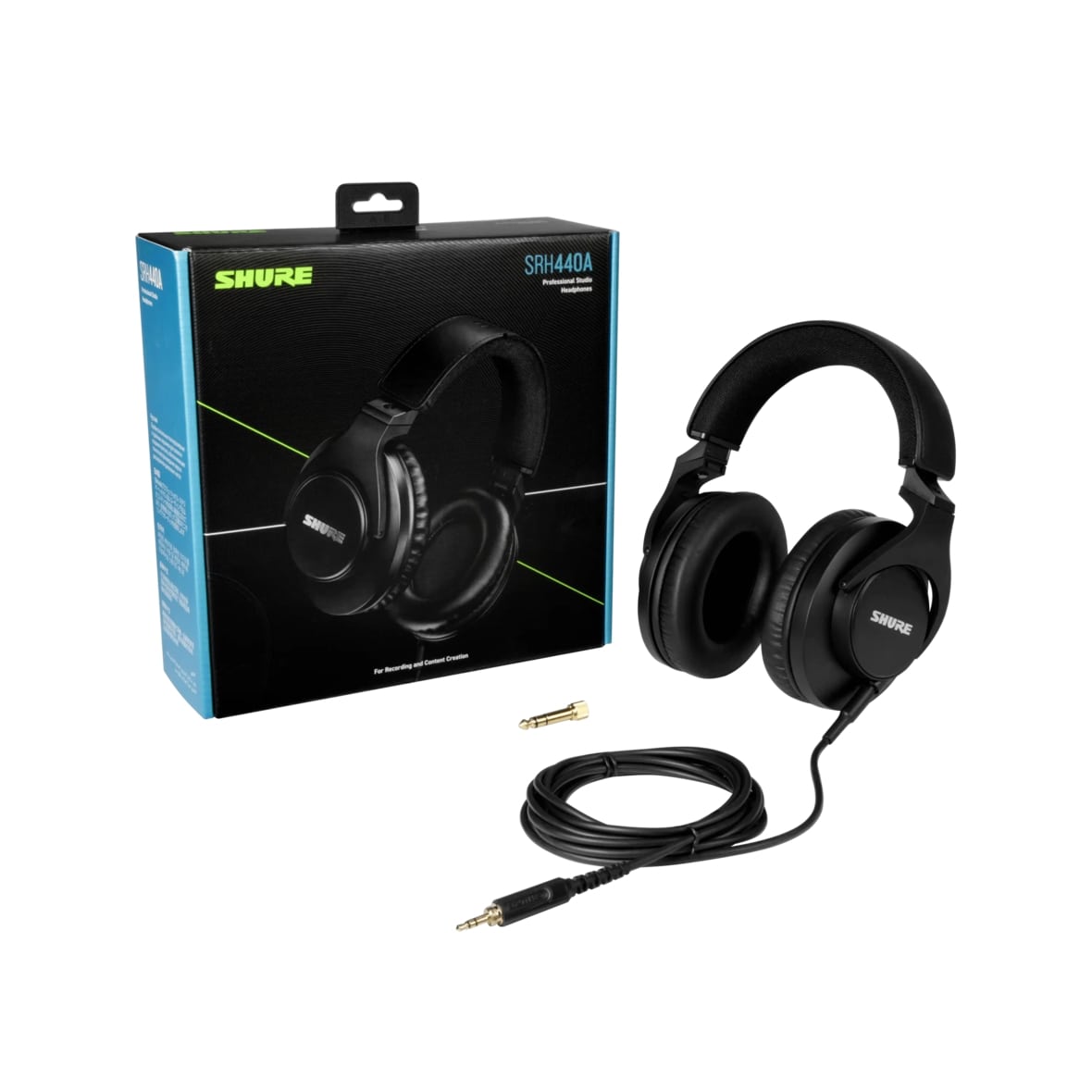 SHURE SRH440A ヘッドフォン Shure SRH440A Professional Studio Headphones | SBR Pro Sound