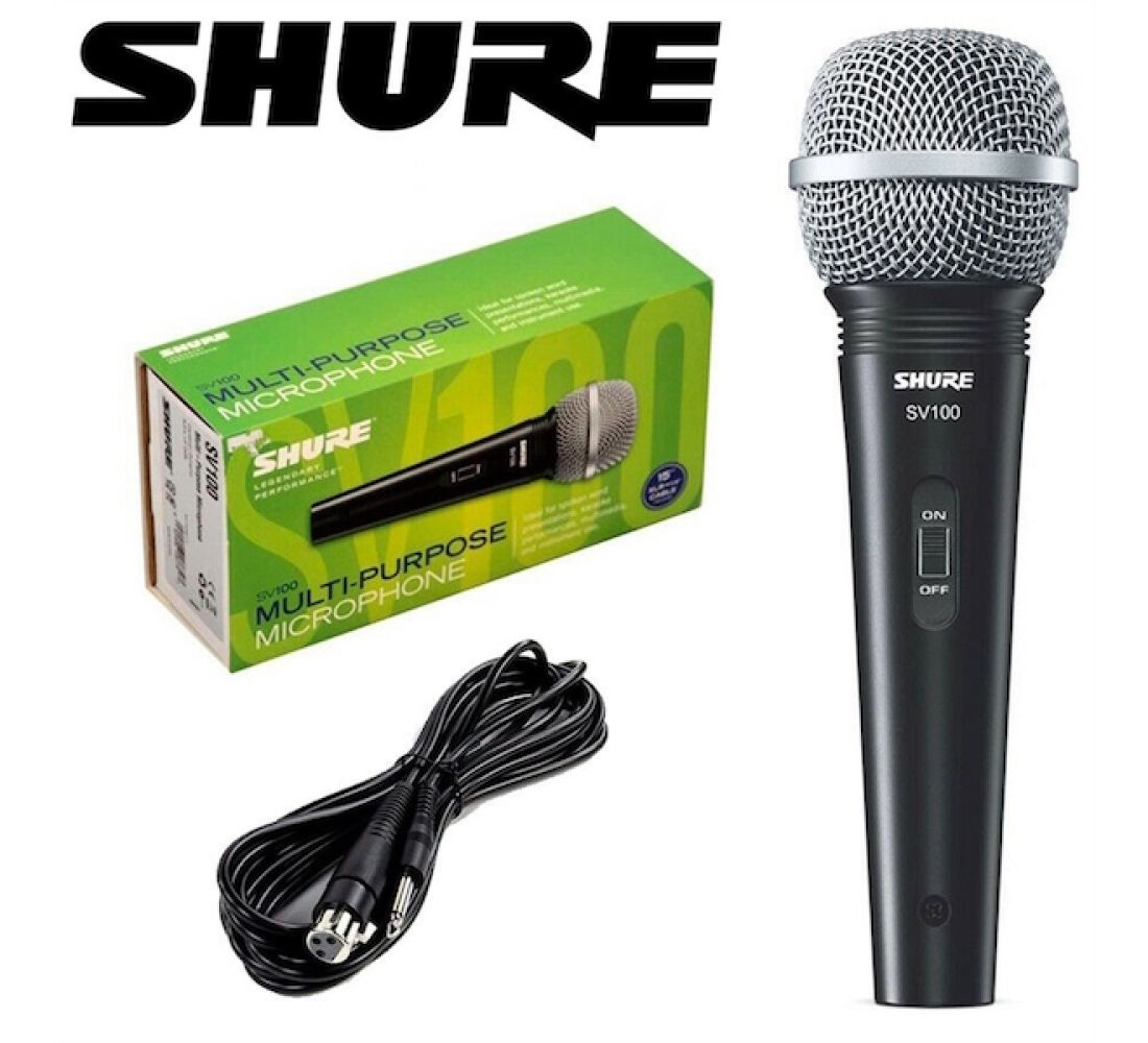 Shure SV100 Dynamic Vocal Microphone | SBR Pro Sound