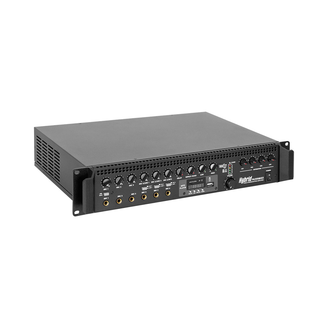 Hybrid PA500 MKII 500Watt RMS Class D Amplifier | SBR Pro Sound