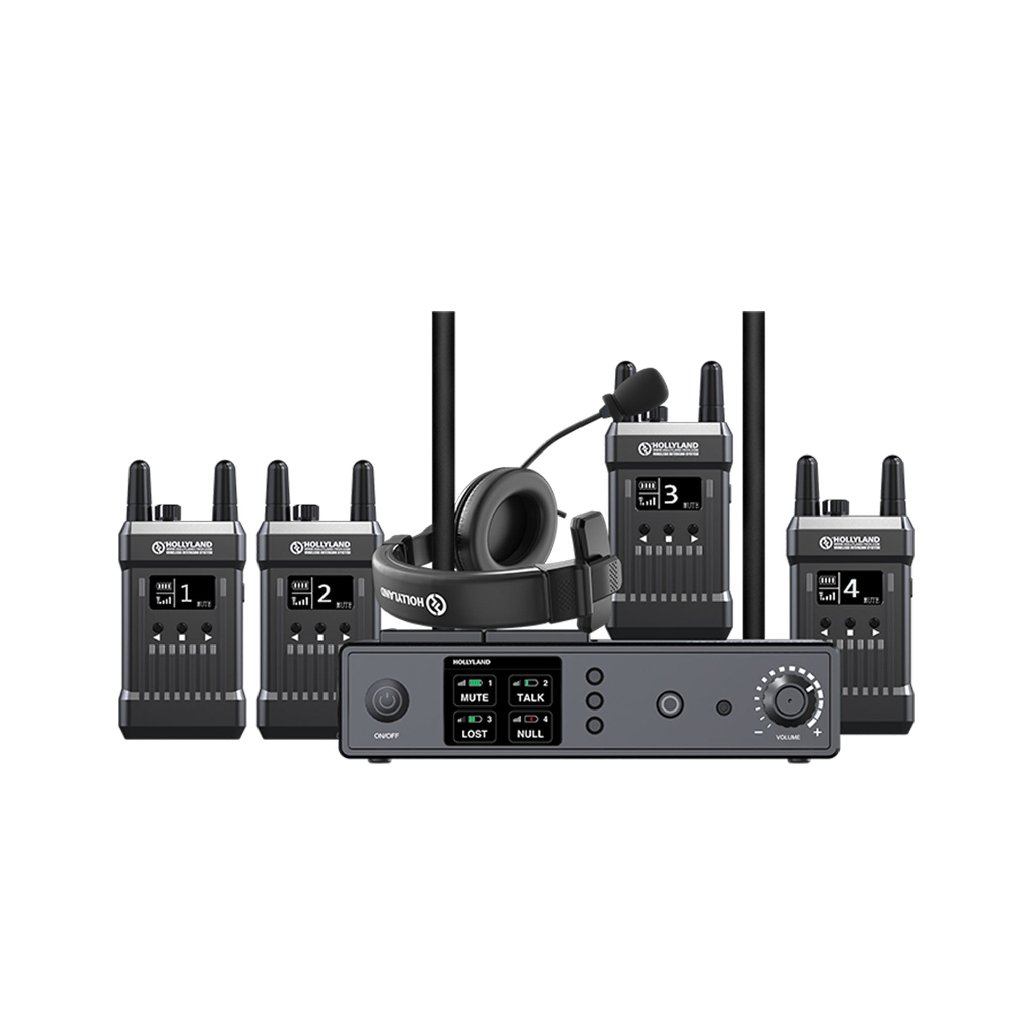 Hollyland Mars T1000 4-Person Full-Duplex Wireless Intercom| SBR