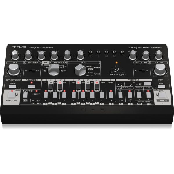 Behringer TD-3-BK - Analog Bass Line Synthesizer| SBR Pro Sound
