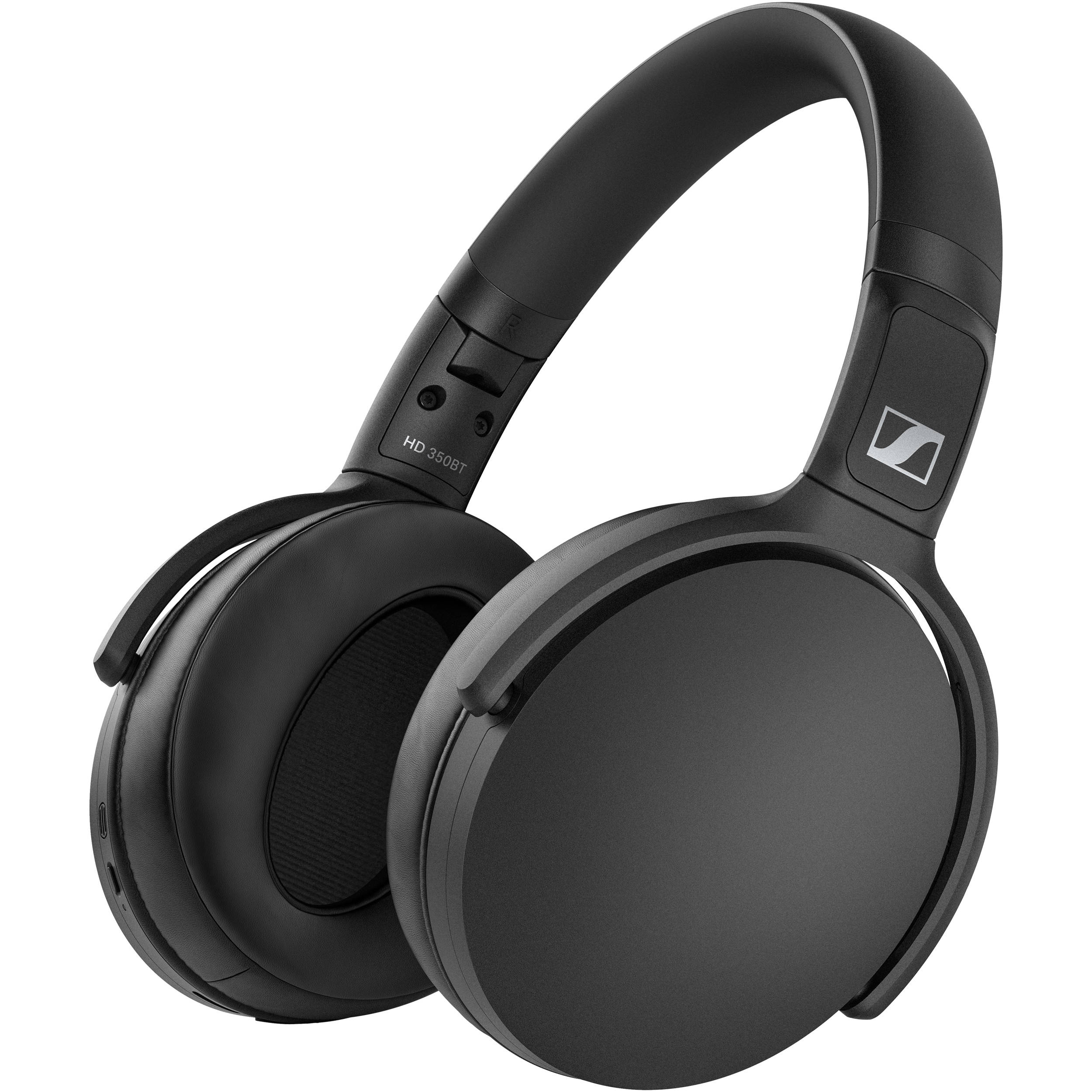 Sennheiser HD 350BT ワイヤレスヘッドホン ブラック Sennheiser HD 350BT Over-Ear Wireless Headphones | SBR Pro Sound
