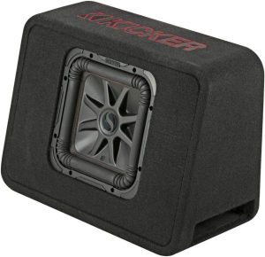 Kicker Solo-Baric 45TL7R102 10-inch 500Watt RMS Slim Square Loaded Enclosure