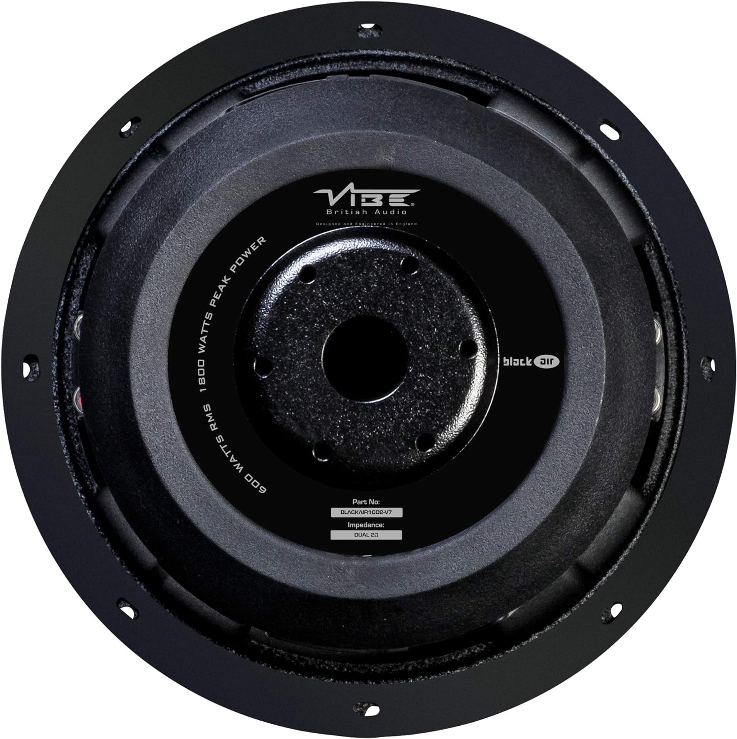 Vibe BlackAir 10D2-V7 - 10-Inch Dual 2Ohm Subwoofer | SBR Pro Sound