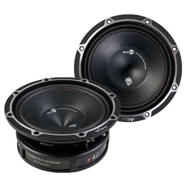 Vibe BlackDeath PRO 6M-V9 - 6.5-Inch 175Watt RMS Midrange Speakers