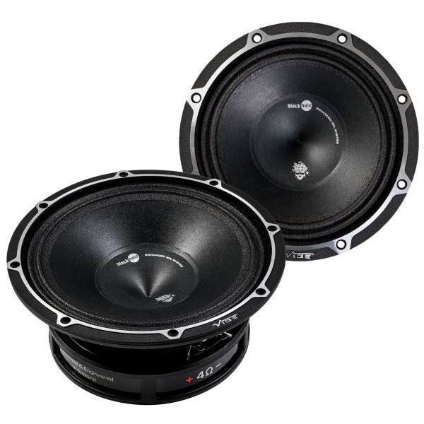 Vibe BlackDeath PRO 8M-V9 - 8-Inch 225Watt RMS Midrange Speakers