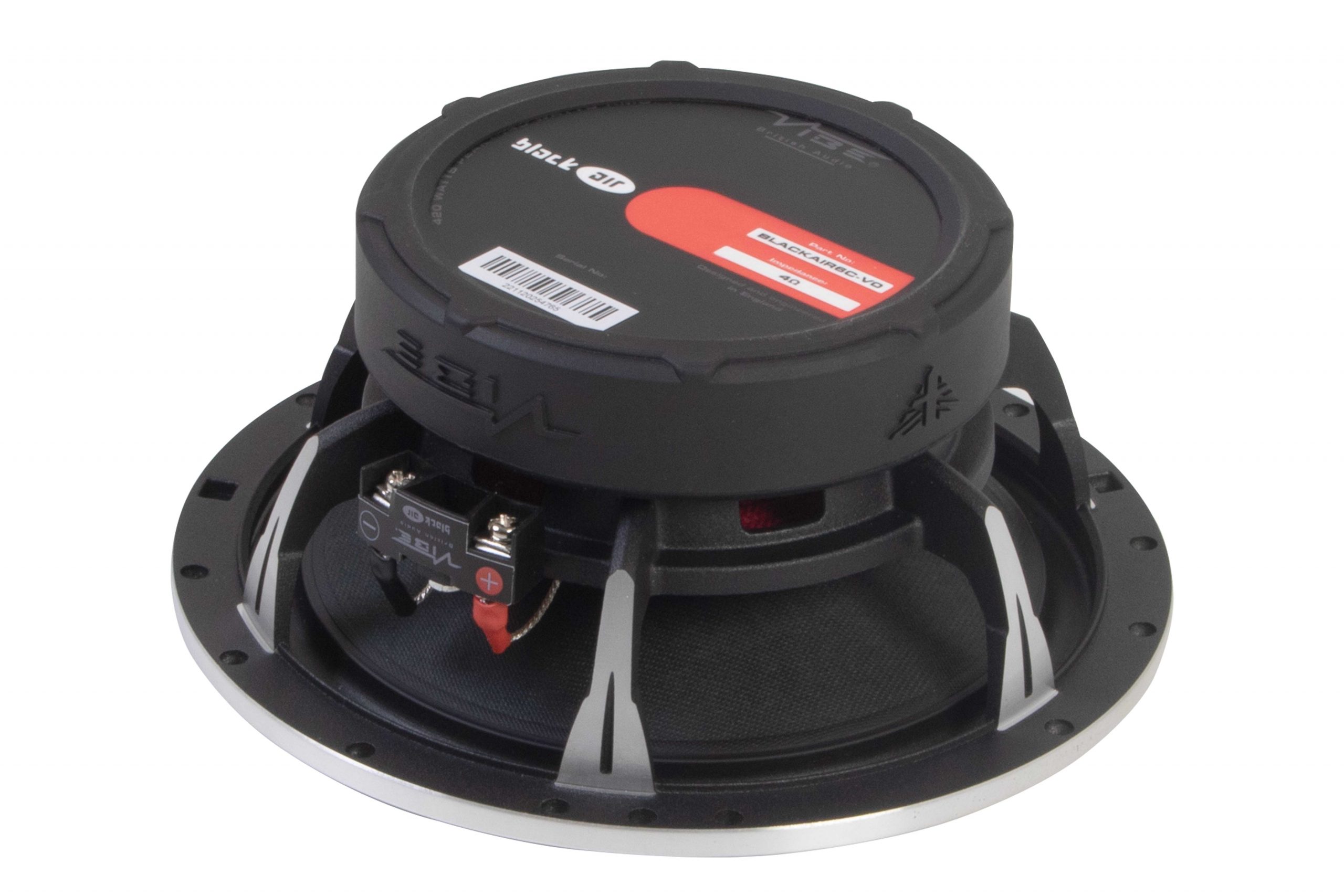 Vibe BlackAir 6C-V0 - 6.5-Inch 140Watt RMS Component Split System