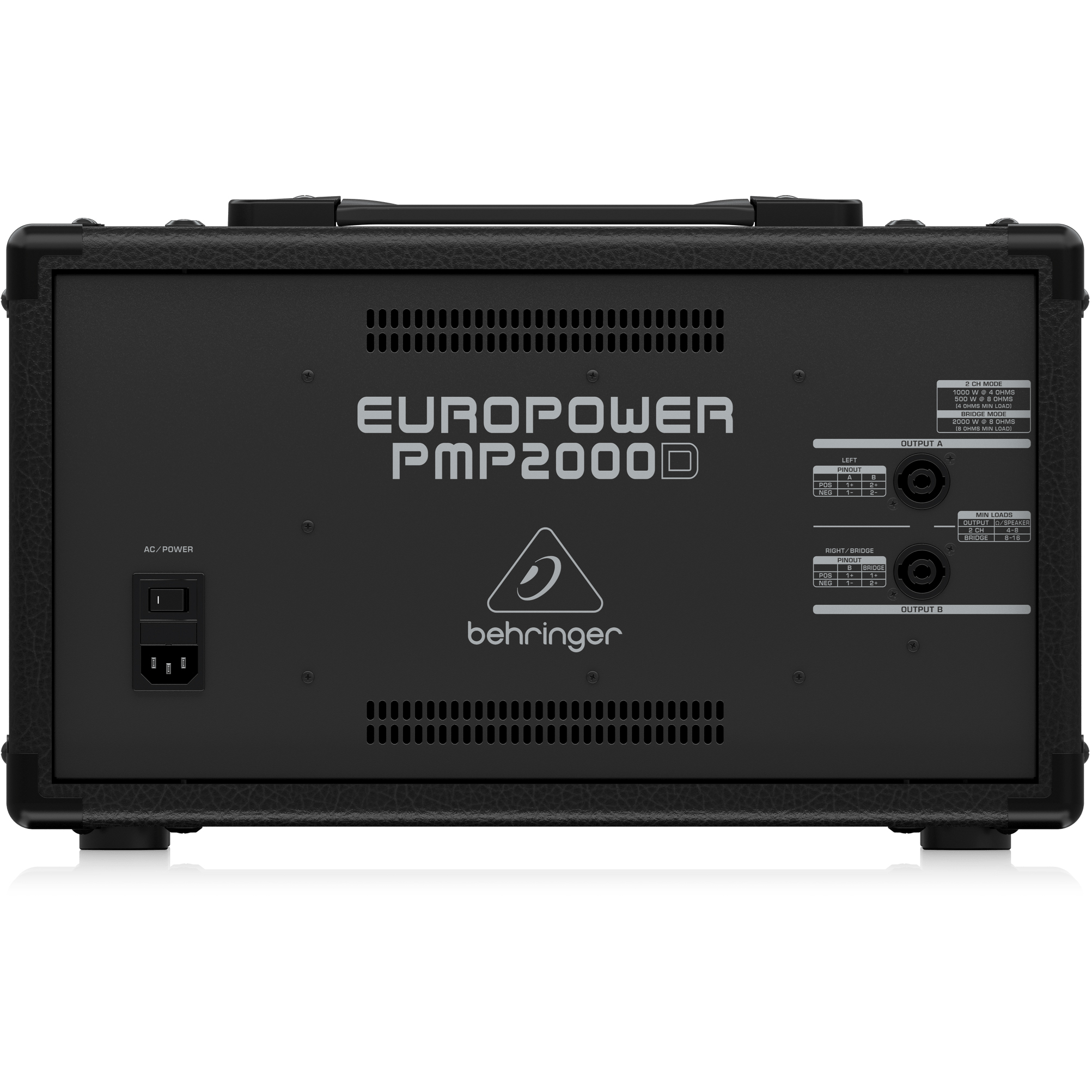 配信機器・PA機器・レコーディング機器 BEHRINGER EUROPOWER PMP2000 Image_BE_P0B6B_PMP2000D_Rear_X