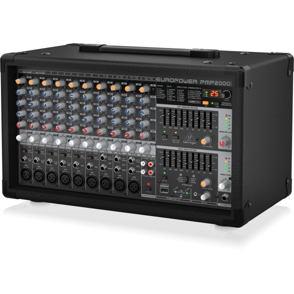 Behringer EuroPower PMP2000D -2000W 14-Channel Powered Mixer SBR