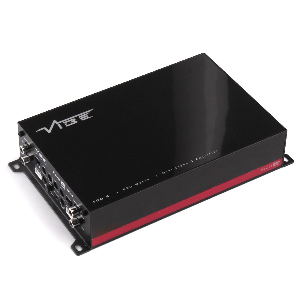 Vibe PowerBox 100.4M-V0 960Watt 4-Channel Class D Amplifier | SBR Pro Sound