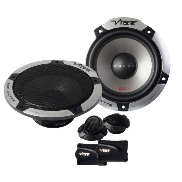 Vibe Pulse 6C-V0 - 6.5-Inch 80Watt RMS Component Split System