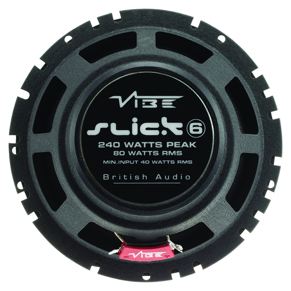 Vibe Slick 6-V7 - 6.5-Inch 80Watt RMS 2-Way Coaxial Speakers | SBR