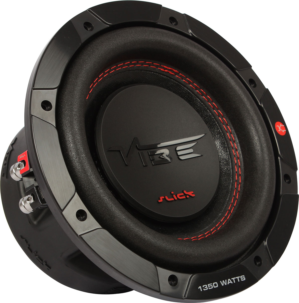 US VIP NO.2 プレミア価格 Vibe Slick 8D2-V0 - 8-Inch 450Watt RMS Dual 2 Ohm Subwoofer | SBR